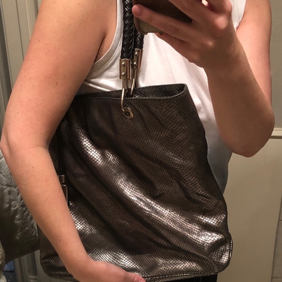 Michael Kors Skorpios metallic snakeskin bag - Picture 16 of 16